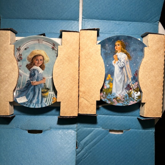 Reco Collector Plates Set | Twinkle & Tisket by John McClelland | COA & Box - Picture 2 of 10